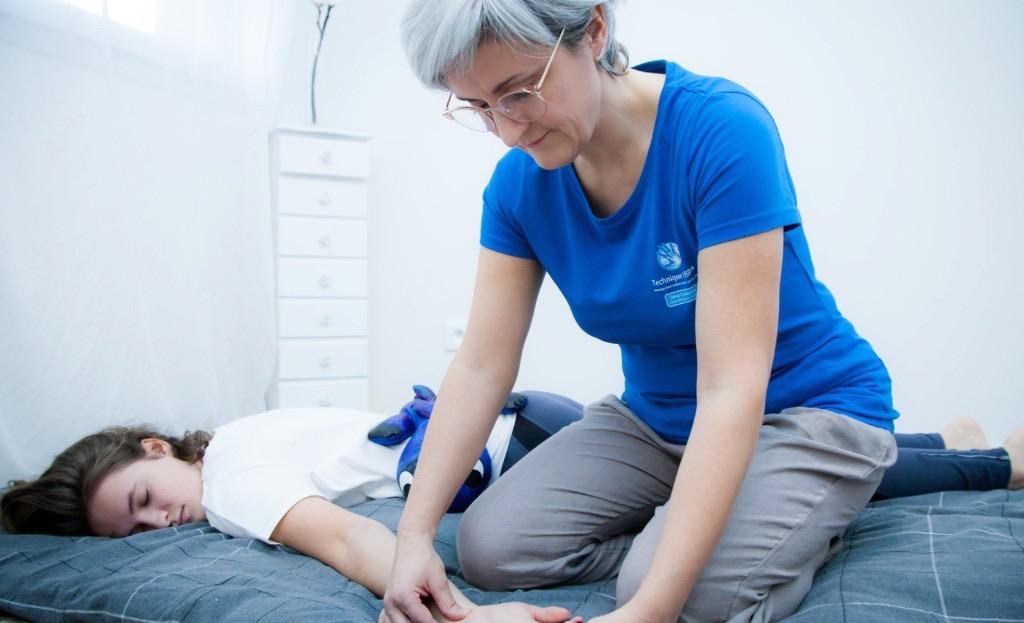 Illustration du massage enfant mebp®