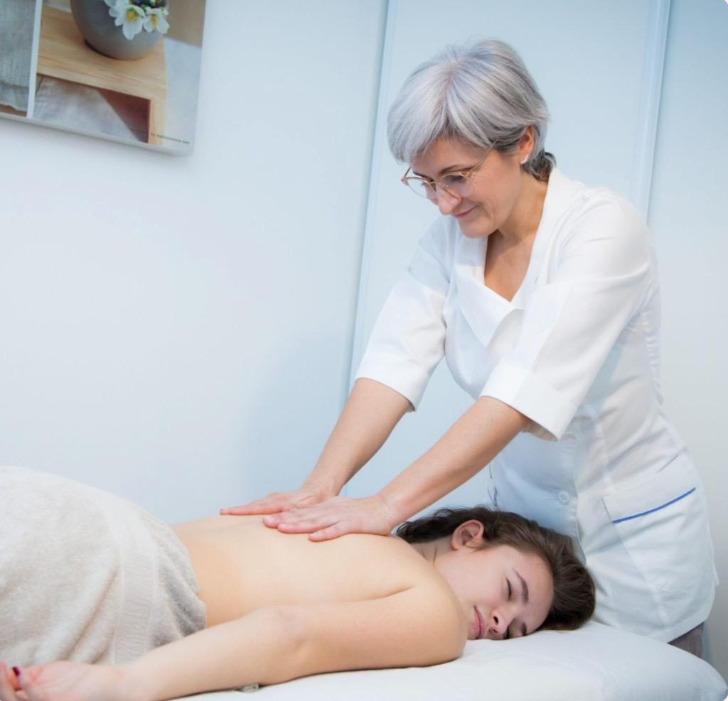 Illustration du massage classique thérapeutique